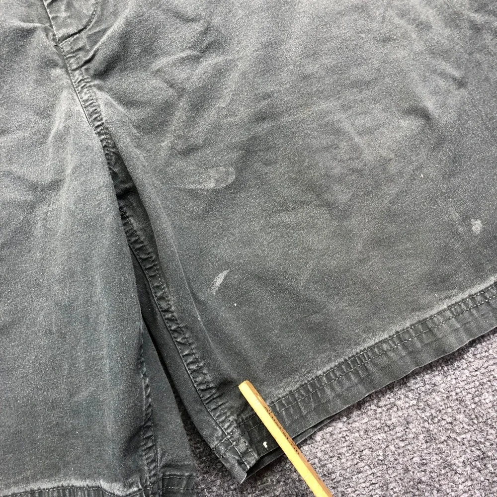 Filson Mens Charcoal Gray Green Cotton Canvas Chino Shorts Size 40
